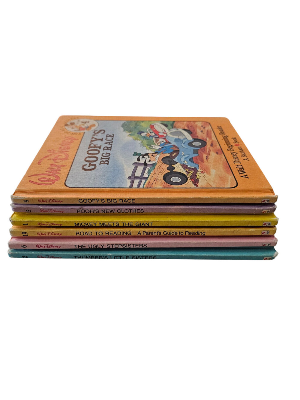 Vintage Walt Disney Fun-To-Read Library Educational Books 6 Volumes - Picture 5 of 5